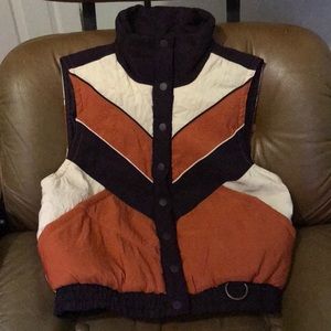 Anna Sui (Target) color block puffy vest.